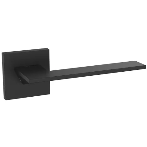 Дверная ручка на квадратном основании Ajax K.JS51.UNITY (UNITY JS) BL-24 черный