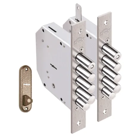 Замок врезной сувальдный с задвижкой Elbor Гранит 1.06.21.КМА, 5 кл. /00438/