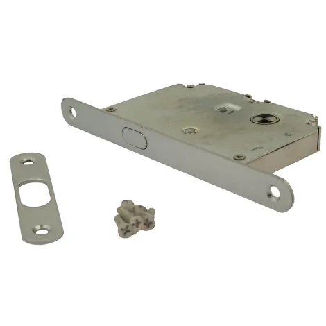 Замок для раздвижной двери SRR201 + ответная планка полированный хром