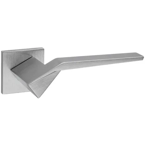Дверная ручка на квадратном основании Origami 1210/213 F05 матовый хром