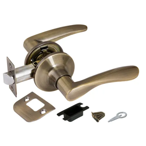 Ручка защелка Punto 6020 AB-P (без фик.) бронза