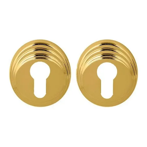 Накладка под цилиндр на круглом основании Colombo DB 13 полированная латунь