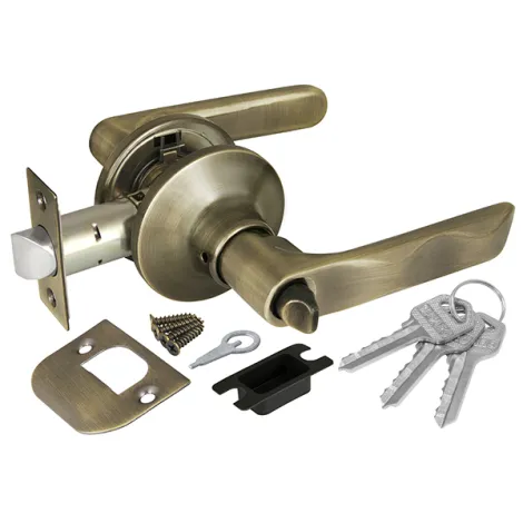 Ручка защелка Fuaro (Фуаро) 624/BL AB-E (бронза) кл/фик.