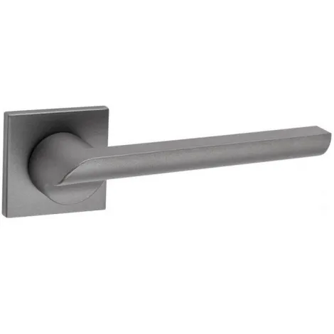 Дверная ручка на квадратном основании Punto 1205/213 F15 антрацит