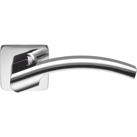 Дверная ручка на квадратном основании Colombo Olly S хром