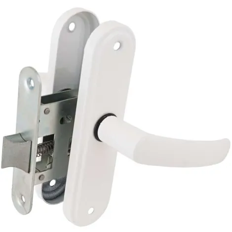 Защелка Absolyute врезная ЗЩ1-45А белый глянец