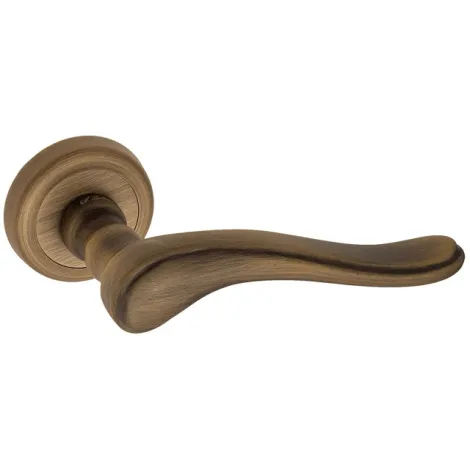 Дверная ручка на круглом основании Fratelli Cattini \"LAVERA\" D1-BY матовая бронза