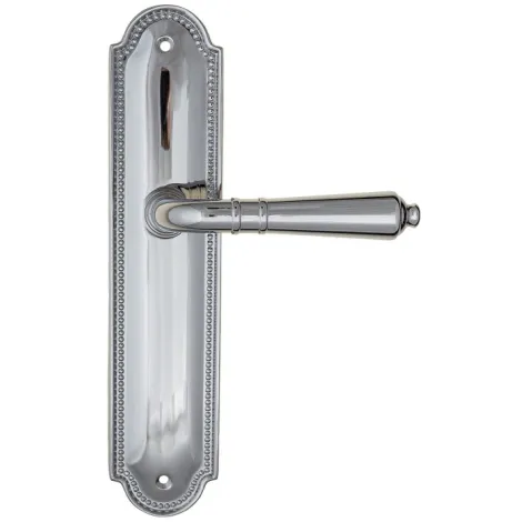 Дверная ручка на планке Fratelli Cattini \"TOSCANA\" PL248-CR полированный хром