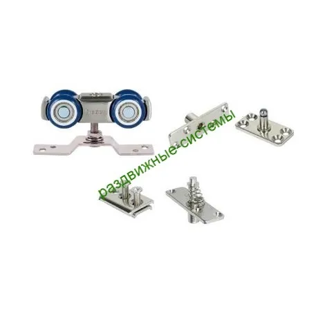 Комплект роликов для дверей книжка Ferum R-100 до 60 кг