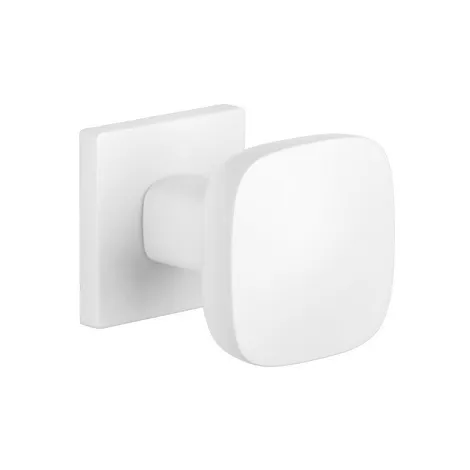 Дверная ручка двусторонняя на квадратном основании APRILE QUERCA Q WH белый