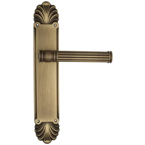 Дверная ручка Venezia \"IMPERO\" на планке PL87 матовая бронза