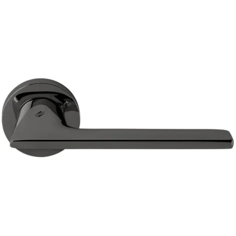 Дверная ручка на круглом основании COLOMBO Alato JP11RSB-GL графит