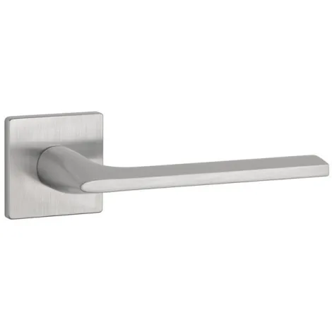 Дверная ручка на квадратном основании APRILE SALVIA Q 5S DSC хром шлифованный