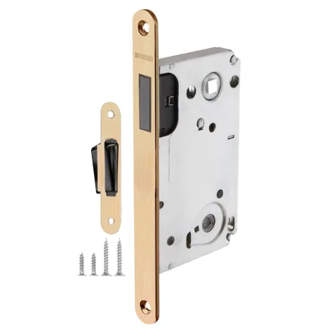 Защёлка врезная Fuaro (Фуаро) магнитная 5300-M-WС SSG сатинированное золото