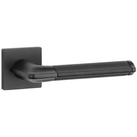 Дверная ручка на квадратном основании Cypresia Q 7S BK черный