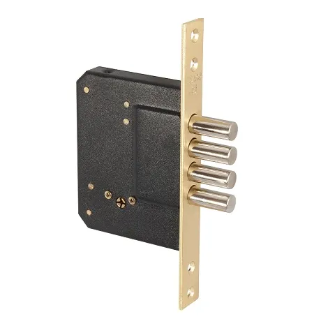 Замок врезной крестообразный Fuaro X200-4MF/PB (200-4MF/PB) латунь 5key