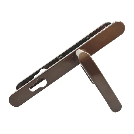 Ручка дверная Zenit на планке РФ1-85.25 (85 мм) коричневый