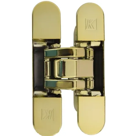 Петля универсальная скрытой установки Kubica Atomika Slim K8060 DXSX, OL 60кг золото