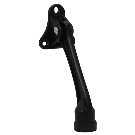 Упор Fuaro дверной напольный STOPPER-100 BL (черный) козья ножка