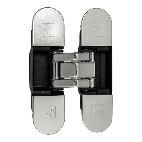 Петля универсальная скрытой установки Kubica Atomika K8000 DXSX, CL 60кг полированный хром