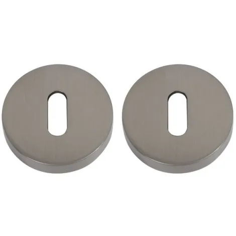 Накладка под ключ Буратино на круглом основании Colombo CD 1043 матовый никель