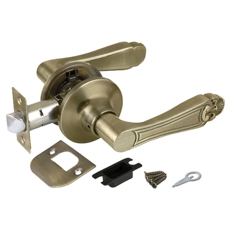 Ручка защелка Punto 6037 AB-P (без фик.) бронза