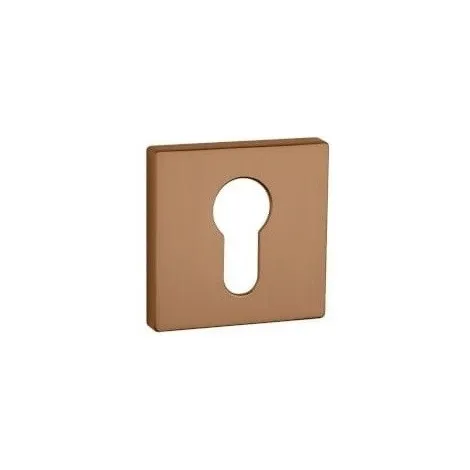 Накладка под цилиндр на квадратном основании APRILE ET Q 5S PN PVD матовая медь