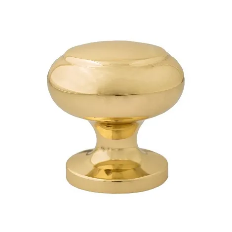 Ручка дверная кноб Venezia P12 Ø65 полированная латунь