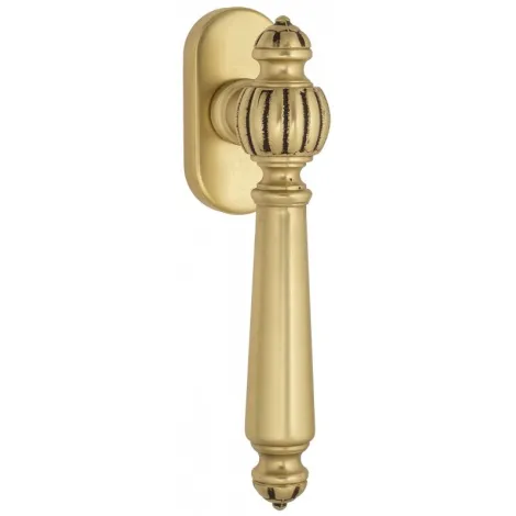 Ручка оконная Venezia \"PELLESTRINA\" FW французское золото + коричневый