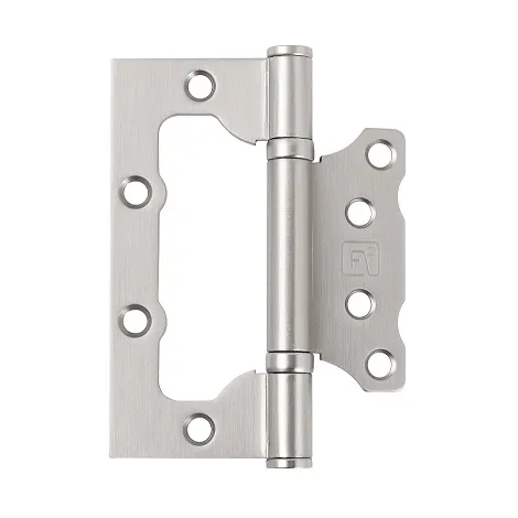Петля без врезки универсальная Hinge 100-2BB FH MSN никель