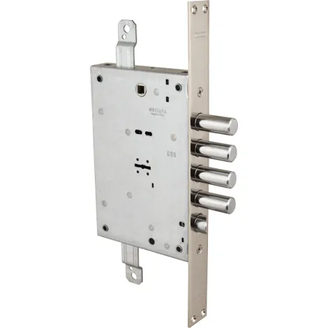 Замок врезной Mottura сувальдный с защелкой 52.771 (универсальный) без накл.