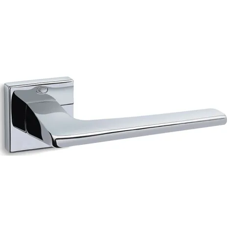 Дверная ручка на квадратном основании CONVEX (Греция) 1495-хром