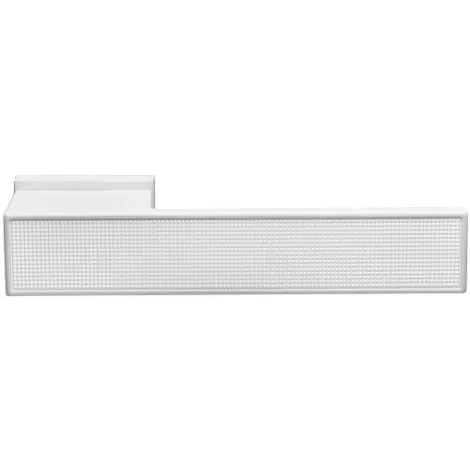 Дверная ручка на прямоугольном основании Fratelli Cattini \"COSMO SOLLEVATO\" 6-BI матовый белый