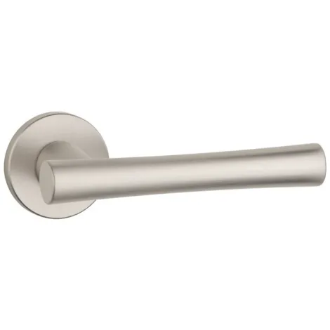 Дверная ручка на круглом основании Aprile Papavera R SNM никель матовый
