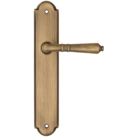 Дверная ручка на планке Fratelli Cattini \"TOSCANA\" PL257-BY матовая бронза