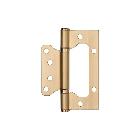 Петля универсальная без врезки Ajax IN4000W SSG (100/P-2B 100x2,3) сатинированное золото