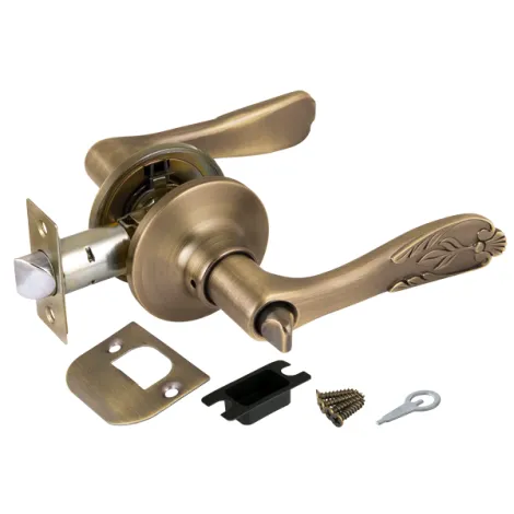 Ручка защелка Punto 6033 MAB-B (фик.) матовая бронза