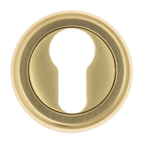 Накладка под цилиндр на круглом основании Fratelli Cattini CYL-1 D1-BS матовая латунь 2 шт.