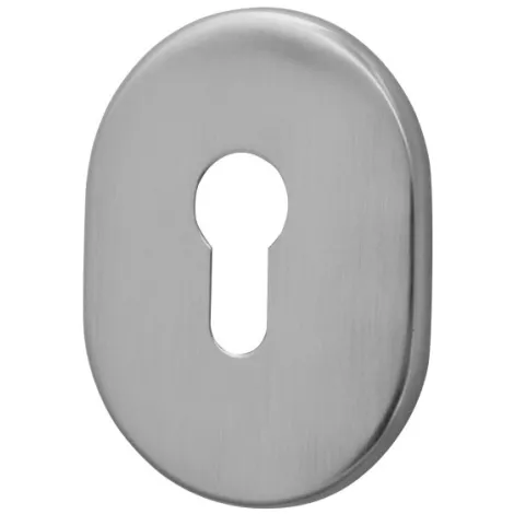 Декоративная накладка Fuaro под цилиндр ESC.C.ECO/OV.473 (ESC 473 eco) SN матовый никель