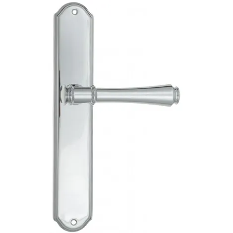 Дверная ручка Venezia \"CALLISTO\" на планке PL02 полированный хром