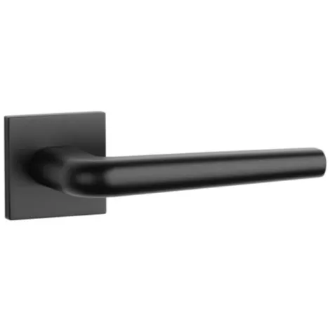 Дверная ручка на квадратном основании APRILE FUNKIA Q 7S BLACK черный