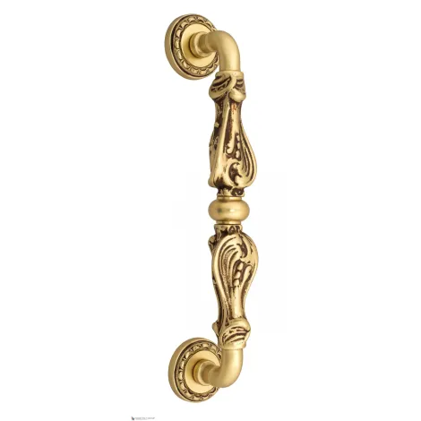 Ручка скоба Venezia \"FLORENCE\" 313мм (260мм) D2 французское золото + коричневый