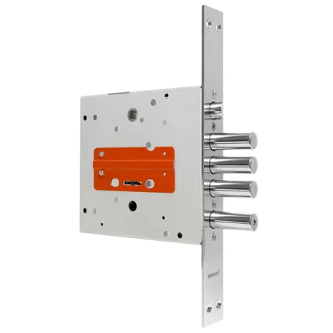 Замок врезной Border сувальдный с защёлкой ЗВ9-8 МК4/15, 5 кл. /77740/