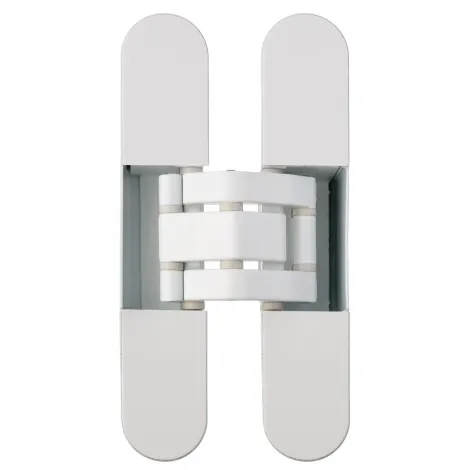 Петля скрытой установки универсальная Otlav Invisacta 230 3D (120x23 мм) 60кг белый