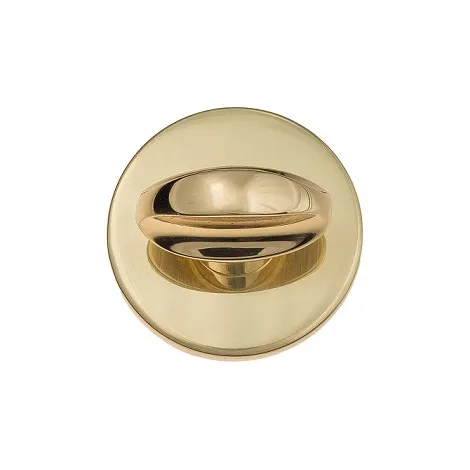 Фиксатор поворотный на круглом основании Fratelli Cattini WC 7.7-OLV полированная латунь