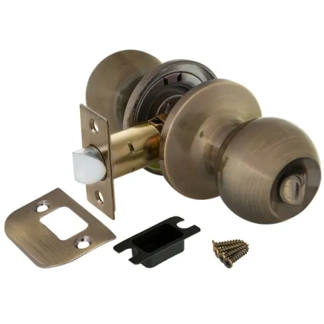 Ручка защелка Ajax (Аякс) DK682 AB-BK (6082 AB-B) (фик.) бронза