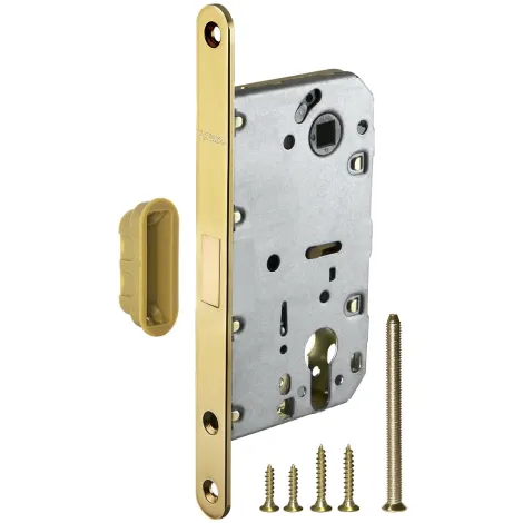 Корпус врезного замка Fuaro MAGNM85C-50 (M85C-50) GOLD-24 золото 24K
