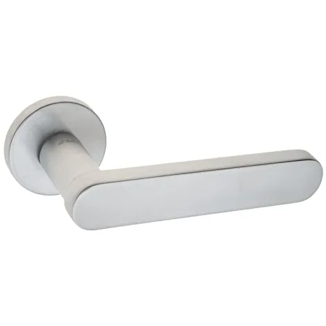 Дверная ручка на круглом основании Fratelli Cattini \"PIPPA\" 7.7-CS матовый хром