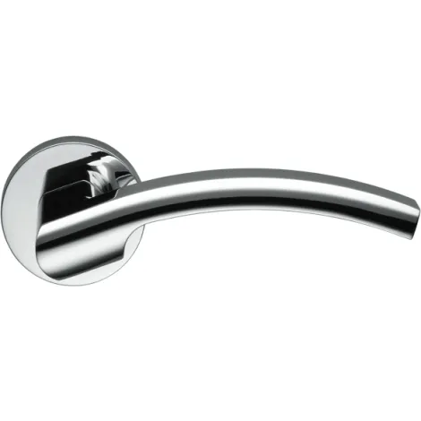 Дверная ручка на круглом основании Colombo Olly хром