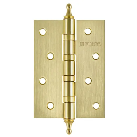 Петля универсальная Fuaro IN4400UA-BL SB (4BB/A/BL 100x75x2,5) матовое золото БЛИСТЕР